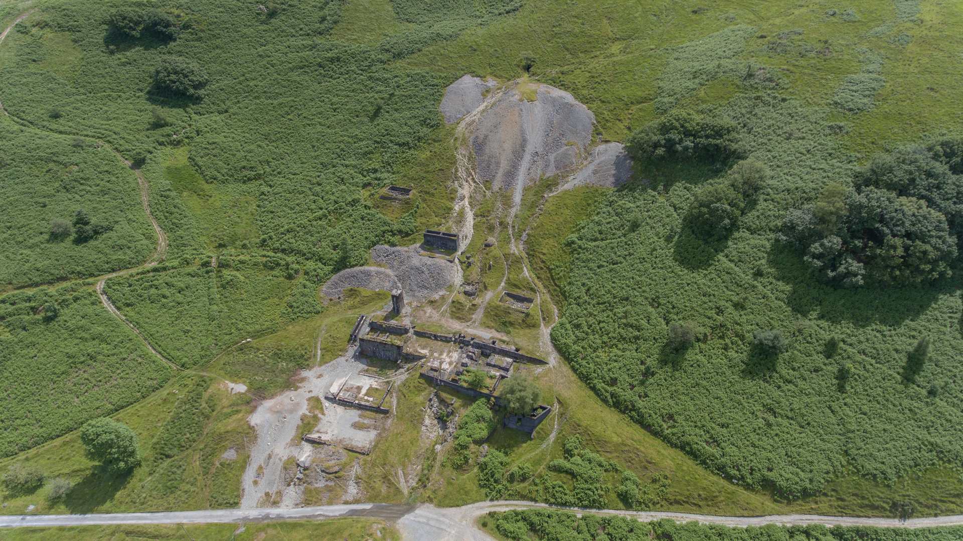 Bwlch Glas aerial 2024 